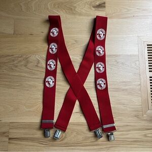 Woodchuck Hard Cider suspenders Red Adjustable